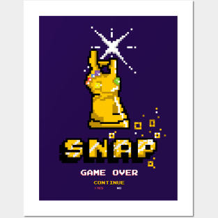 the pixel snap Posters and Art